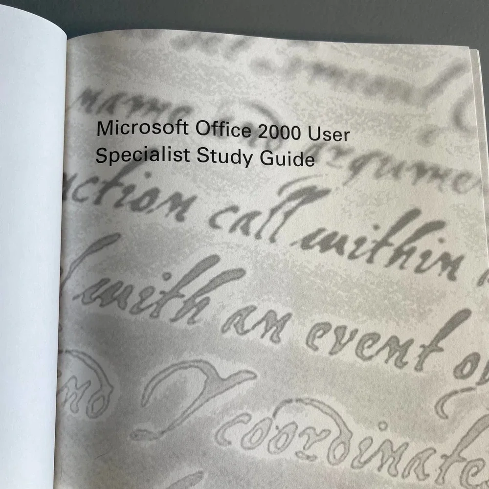 Microsoft Office 2000 User Specialist Study Guide With CD